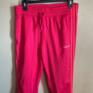 Pink adidas joggers